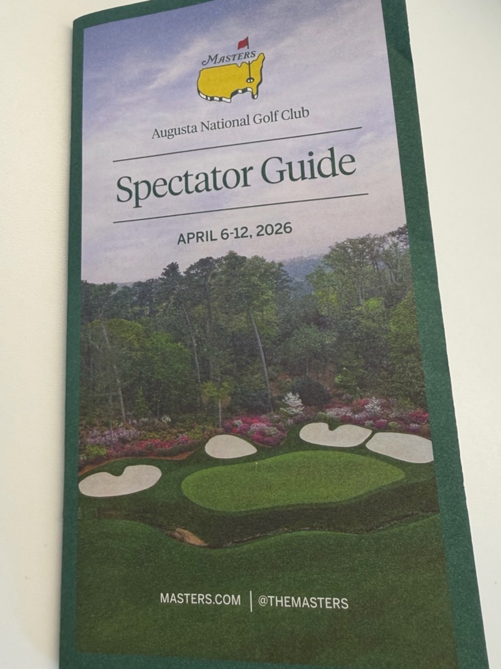2026 Masters Tournament Augusta National Golf Club Spectator Guide April 2026
